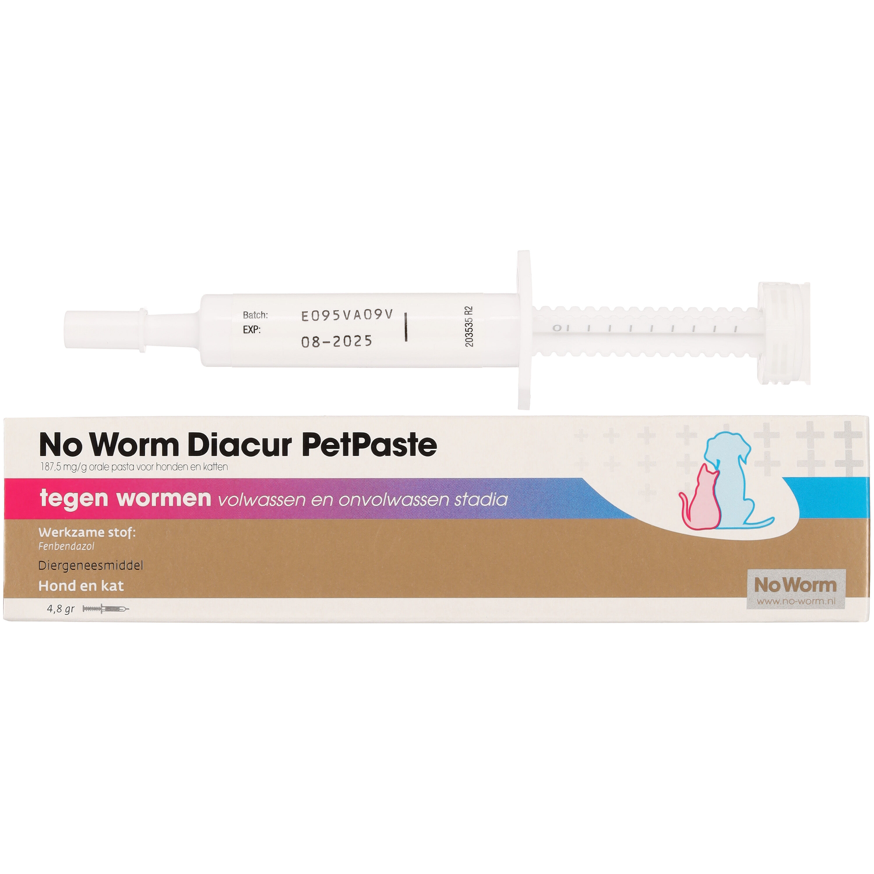 No Worm Diacur PetPaste - Wormenmiddel - 4.8