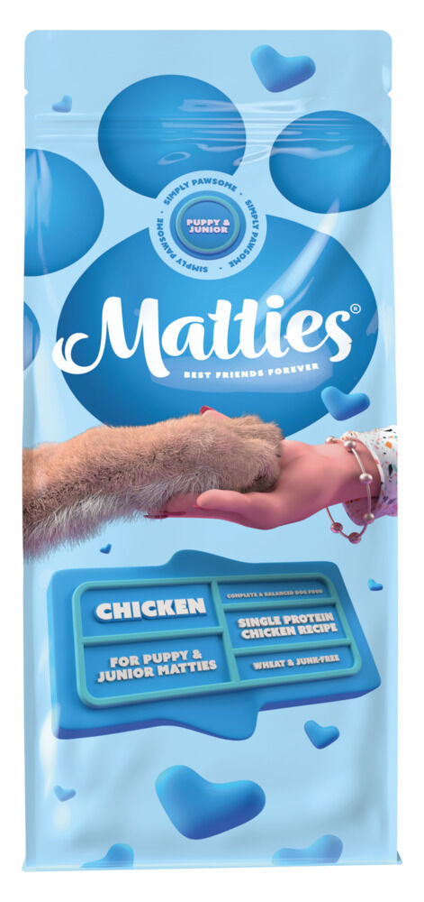 Matties Puppy & Junior - Hondenvoer - Kip - 12 kg
