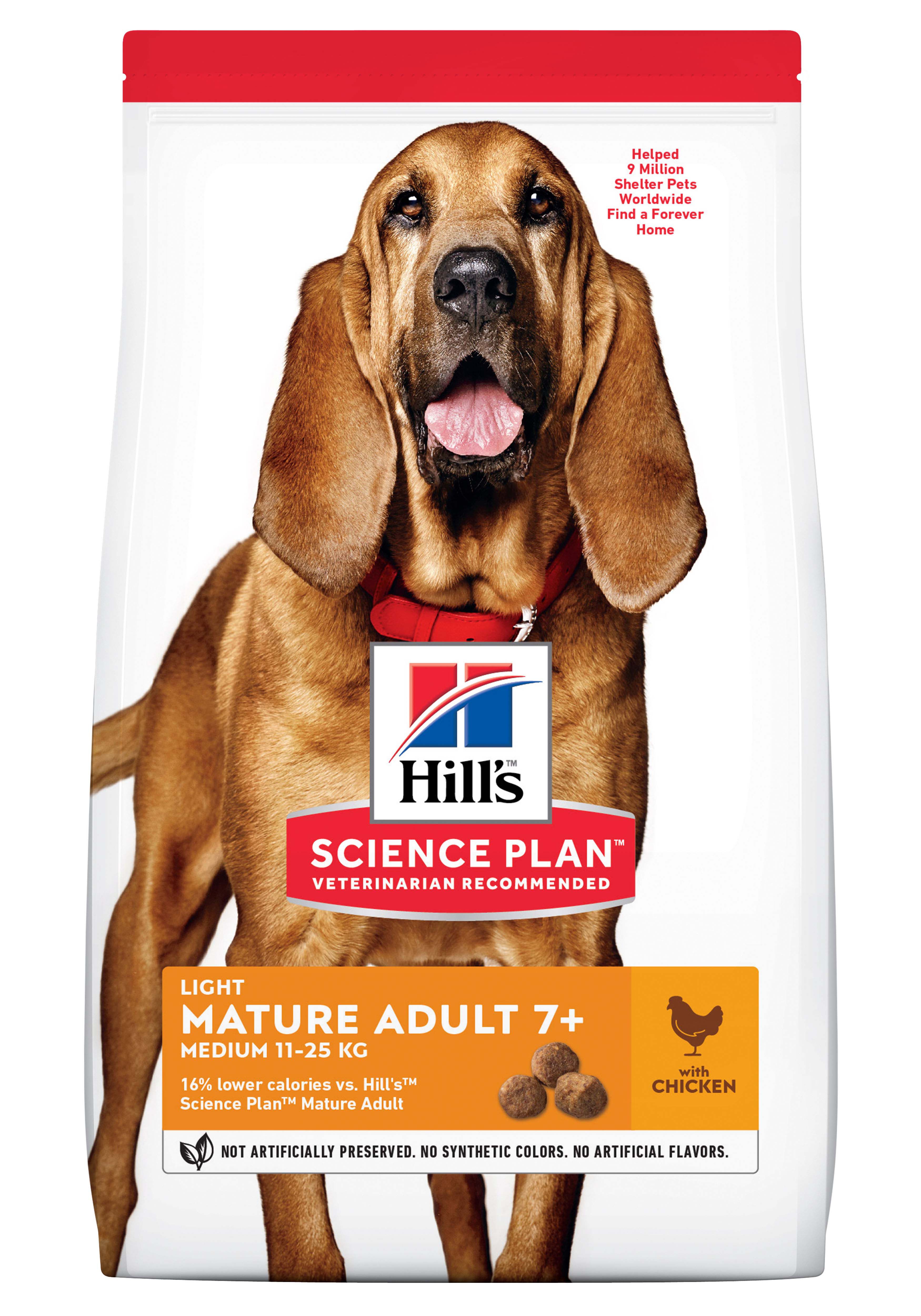 Hill's Science Plan Mature Light - Hondenvoer Hill's Science Plan Mature Light - Hondenvoer