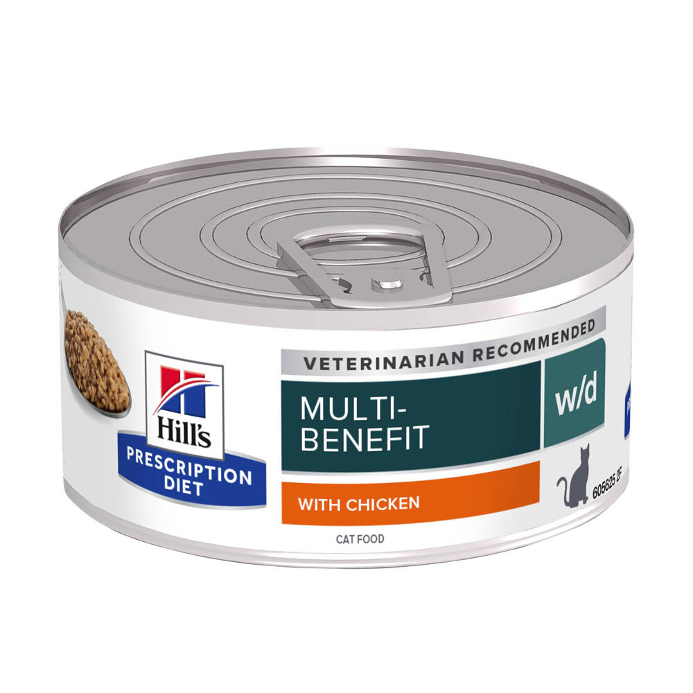 Hill's Prescription Diet Multi Benefit w/d - Kattenvoer - Kip - 156 gram