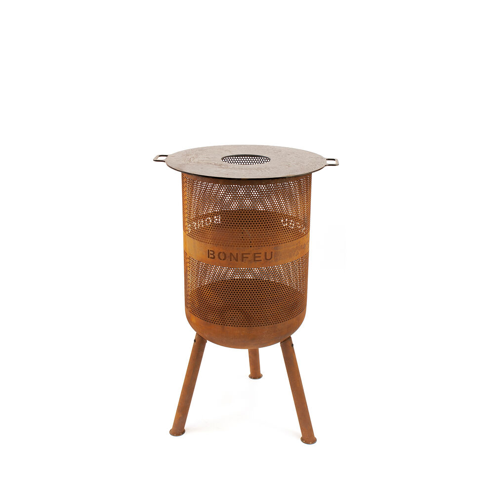 Bonfeu BonVes 45 - Vuurkorf - Rond - 72.00 cm - 51.00 cm - Staal - 45.00 cm - 51.00 cm