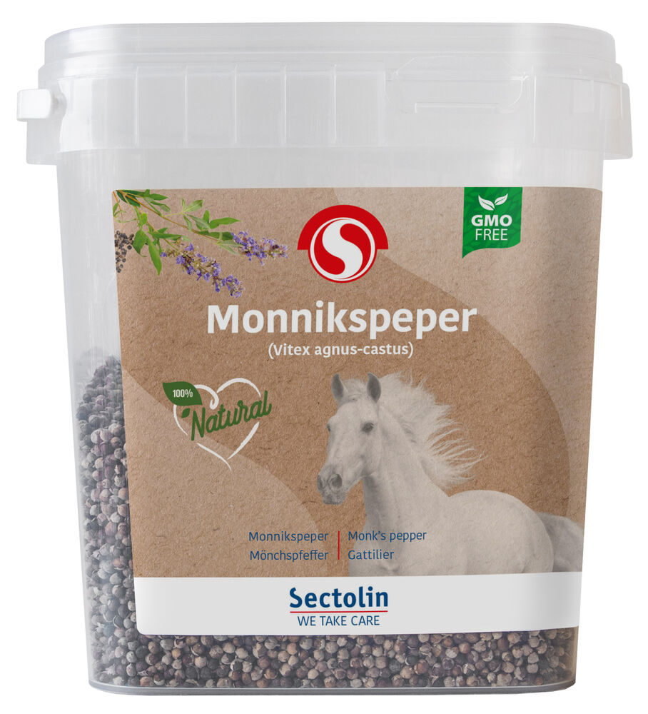 Sectolin Monnikspeper Kruid Navulverpakking - Hormoonsupplement Paard - 2.00 - Zak