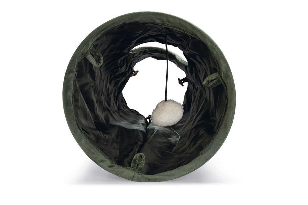Designed by Lotte Cylla - Kattentunnel - 25.00 cm - Groen - 65.00 cm - 25.00 cm
