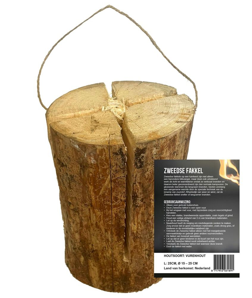 Zweedse Fakkel - Vurenhout - 2.5 - Medium