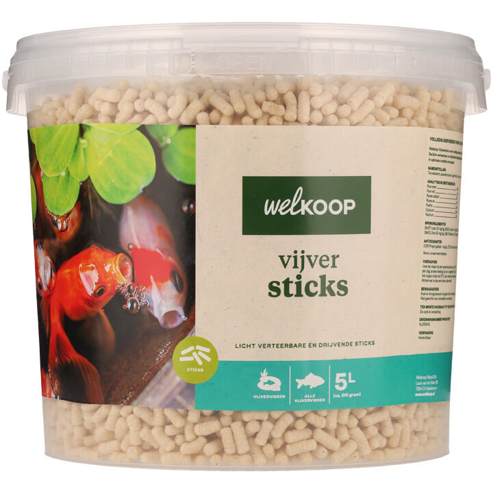 Welkoop Vijversticks - Vijvervissenvoer Welkoop Vijversticks - Vijvervissenvoer