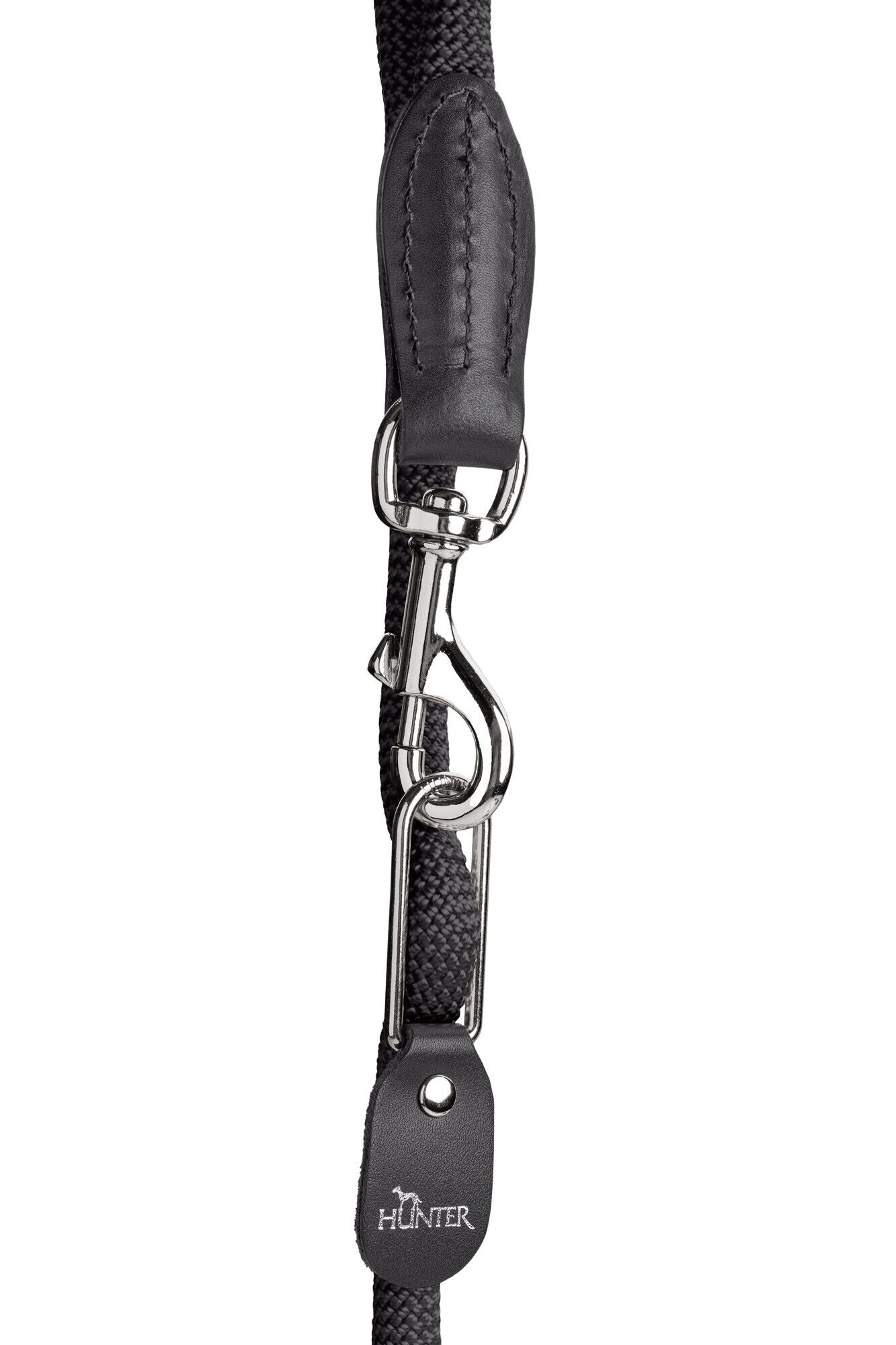Hunter Vario Freestyle lijn - Hondenriem - 25.00 cm - Zwart - 4.50 cm - 260.00 cm - 2.00 cm