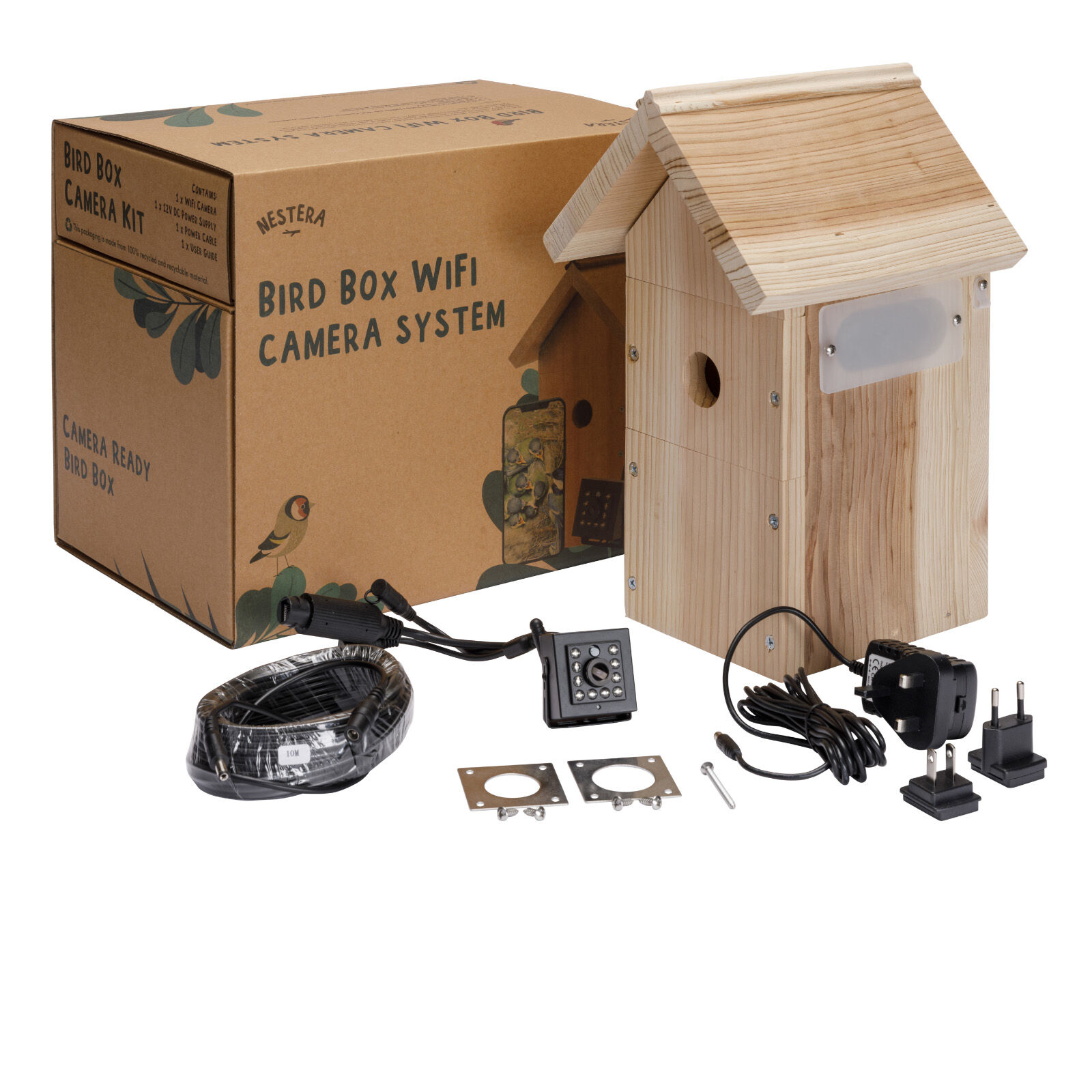 Nestera - Nestkast - met Wifi-Camera Nestera - Nestkast - met Wifi-Camera