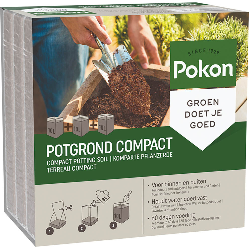 Pokon Kokos compact - Potgrond - 30 Pokon Kokos compact - Potgrond - 30