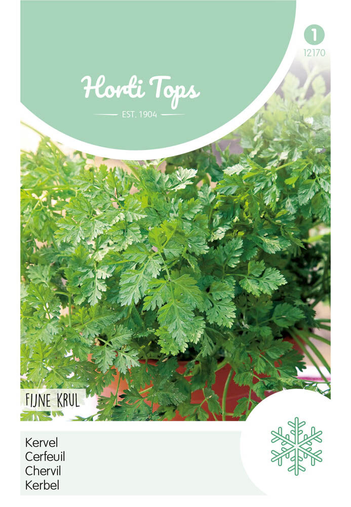 Horti Tops Kervel Fijne Krul - Kruidenzaden Horti Tops Kervel Fijne Krul - Kruidenzaden