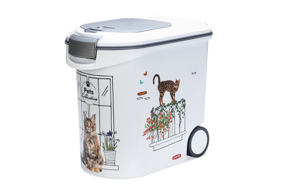 Curver Kat - Voercontainer - 35 l - Wit - 1x28x1 cm Curver Kat - Voercontainer - 35 l - Wit - 1x28x1 cm
