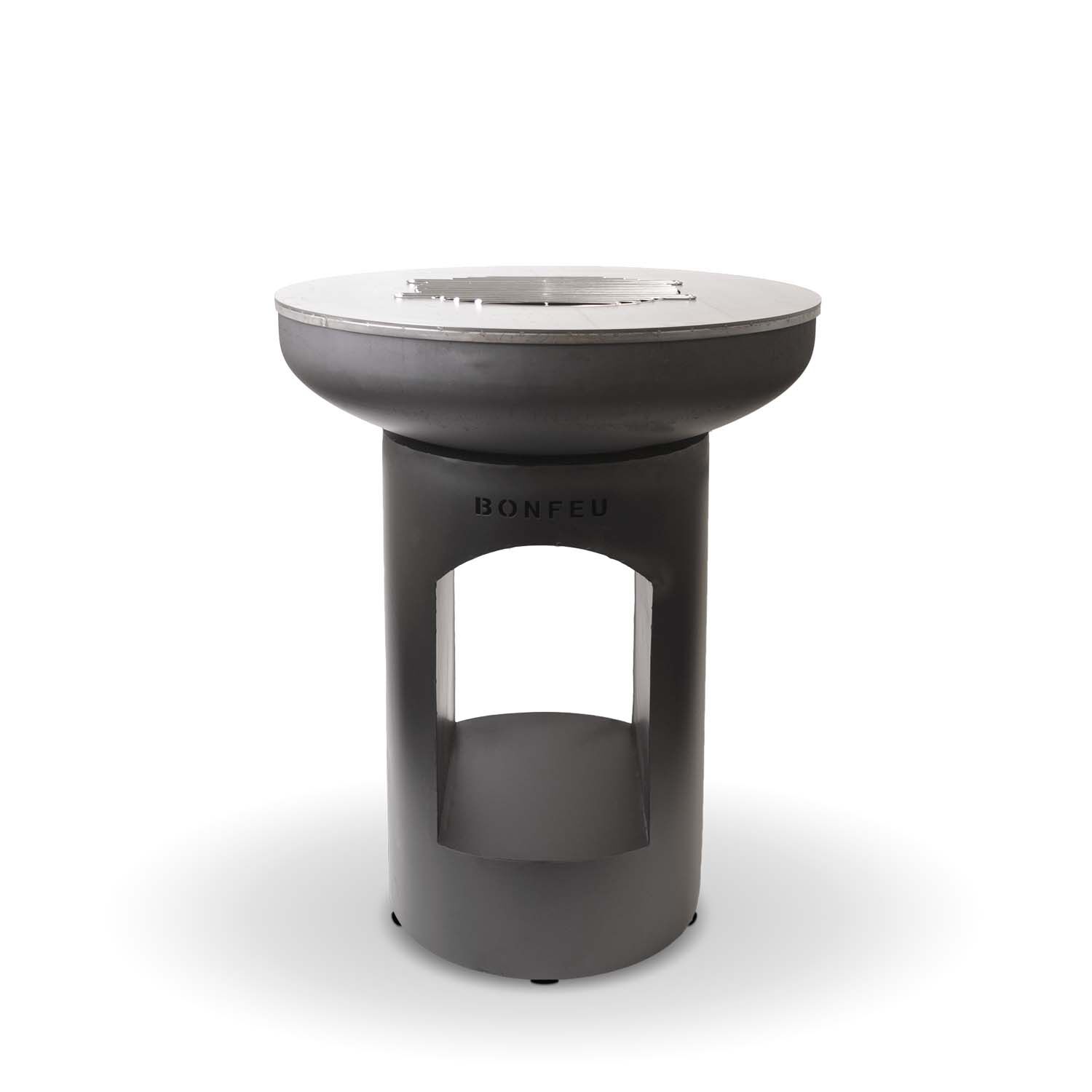 BonFeu BonBiza - Vuurschaal - Rond - Zwart - Staal - 80 cm