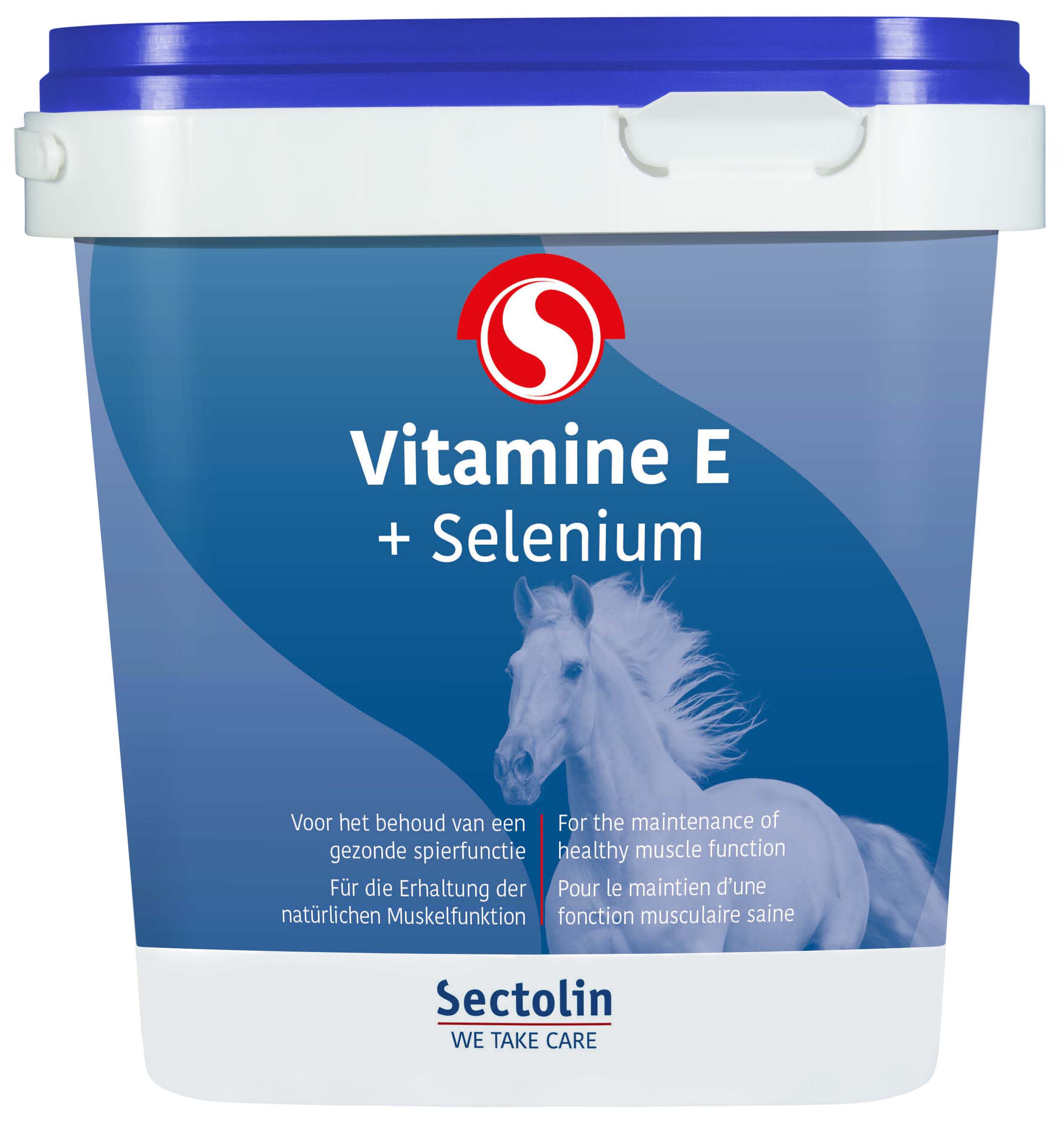 Sectolin Vitamine E + Selenium Poeder - Vitaminensupplement Paard - 1.00 - Emmer