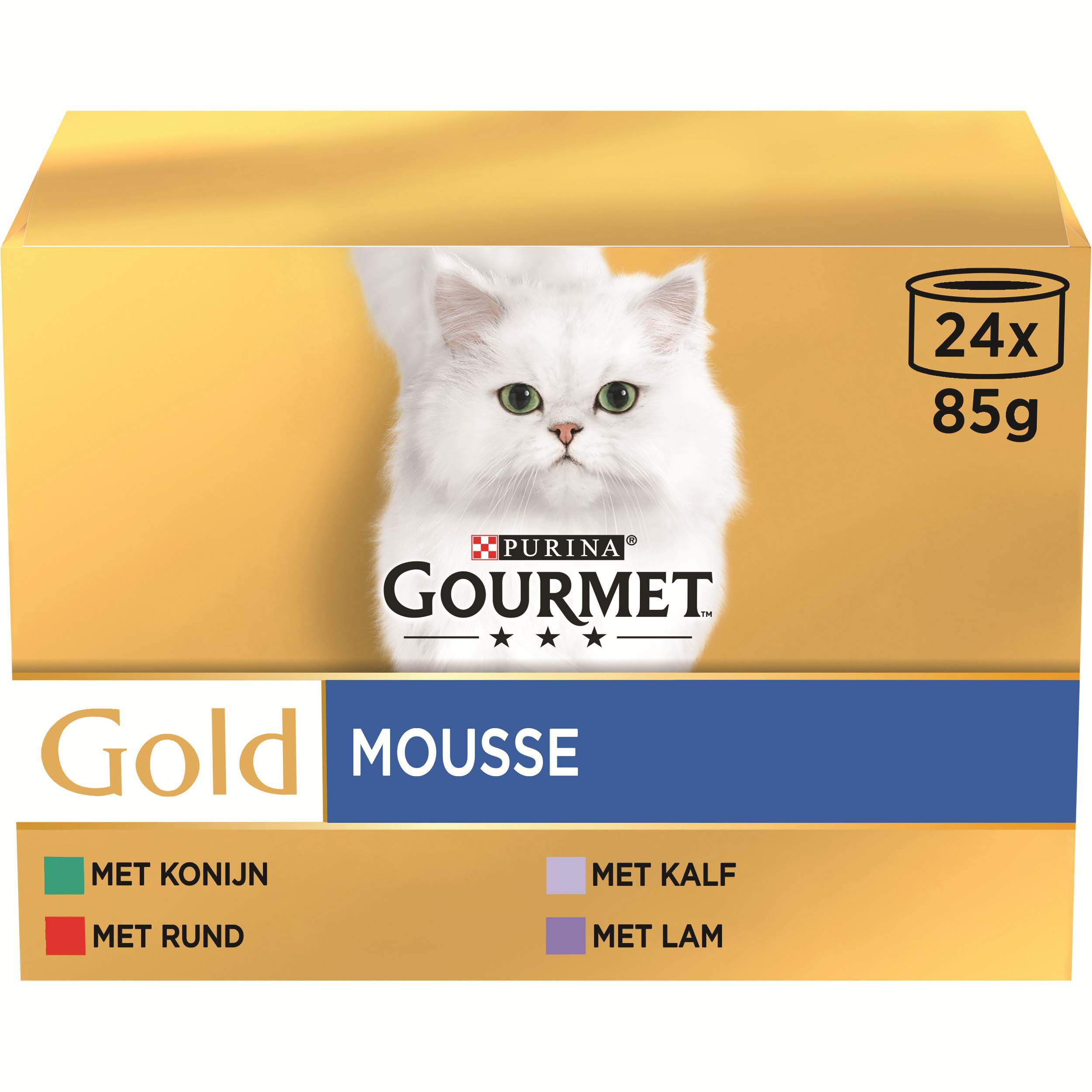 Gourmet Gold - Kattenvoer - 24x85 gram Gourmet Gold - Kattenvoer - 24x85 gram
