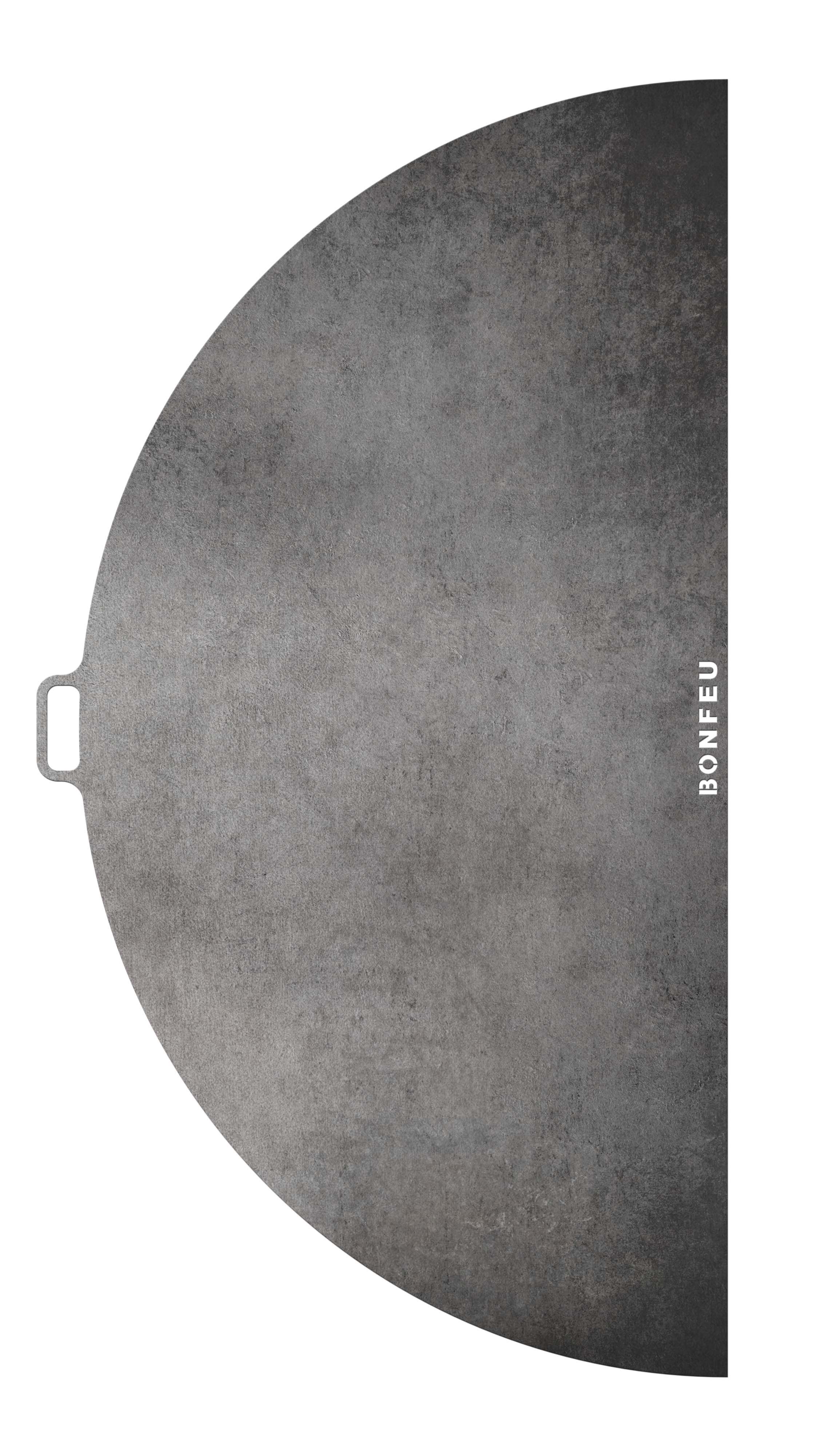 BonFeu Halve Plancha - Bakplaat - Rond - 1.00 cm - 1.00 cm - Staal - 120.00 cm - 1.00 cm