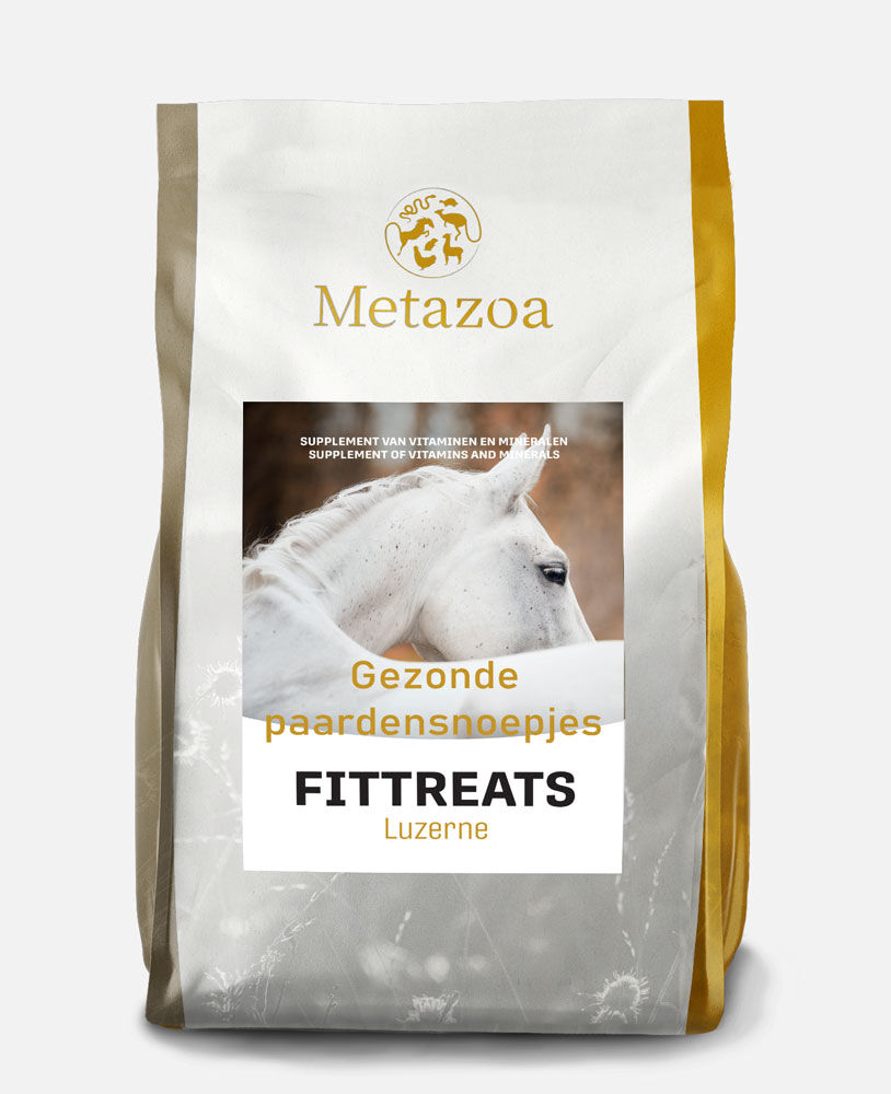 Metazoa Fittreats Luzerne - Gezonde Paardensnoepjes - 4.00 - Luzerne