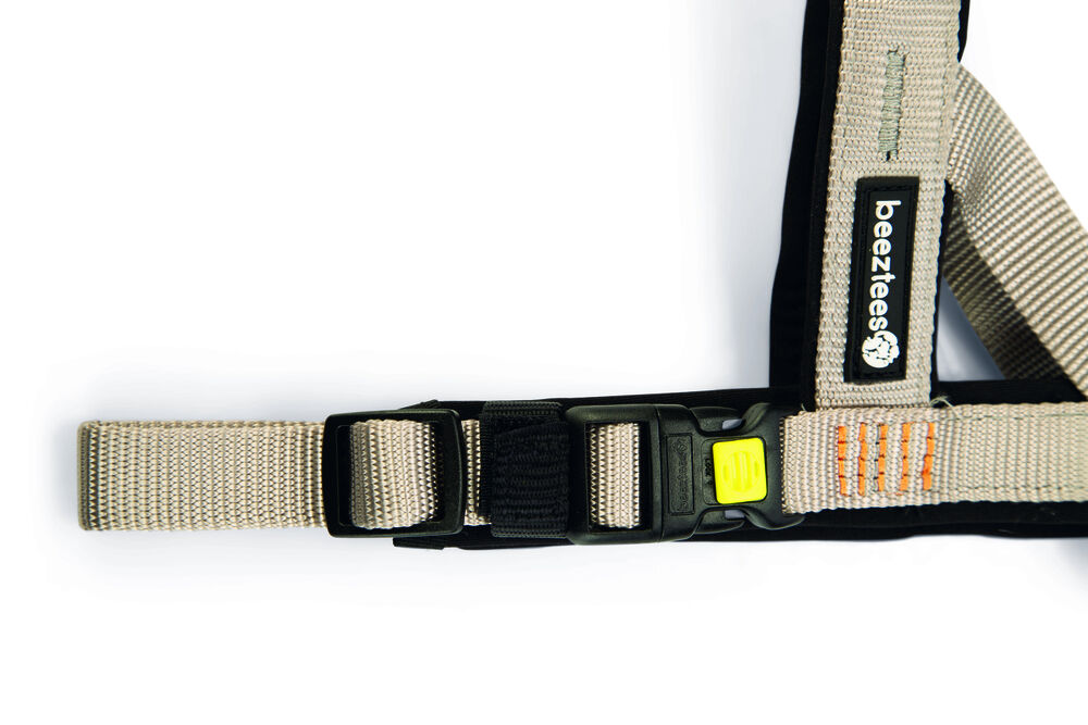 Beeztees Premium Parinca - Hondentuig - grijs - 20 mm - 32 tot 43 cm