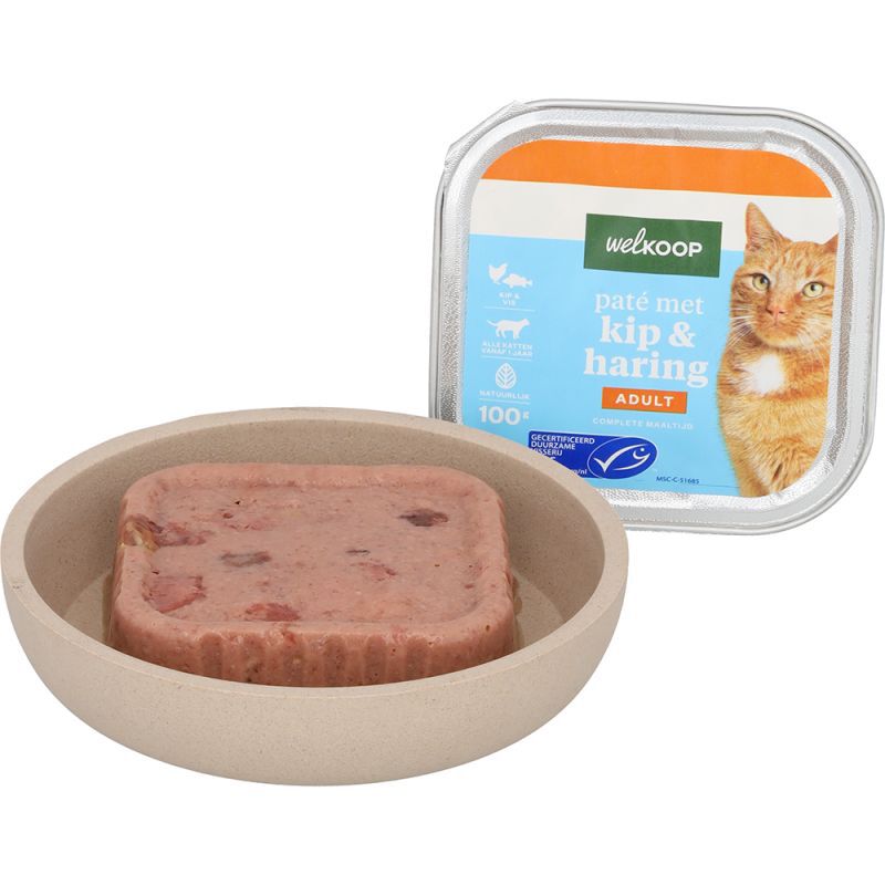 Welkoop Pate - Kattenvoer - 100 - haring