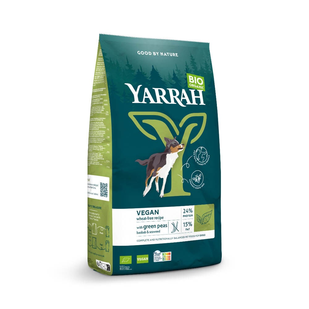 Yarrah Adult Biologisch Vegetarisch - Hondenvoer - 10 - soja