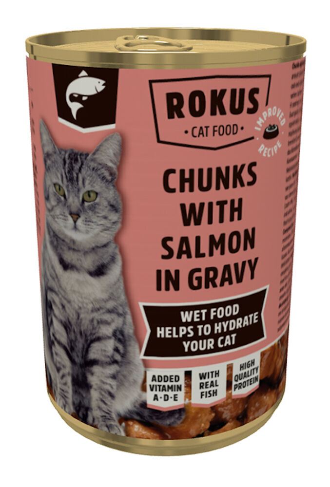 Rokus Adult - Kattenvoer - 415 - zalm Rokus Adult - Kattenvoer - 415 - zalm