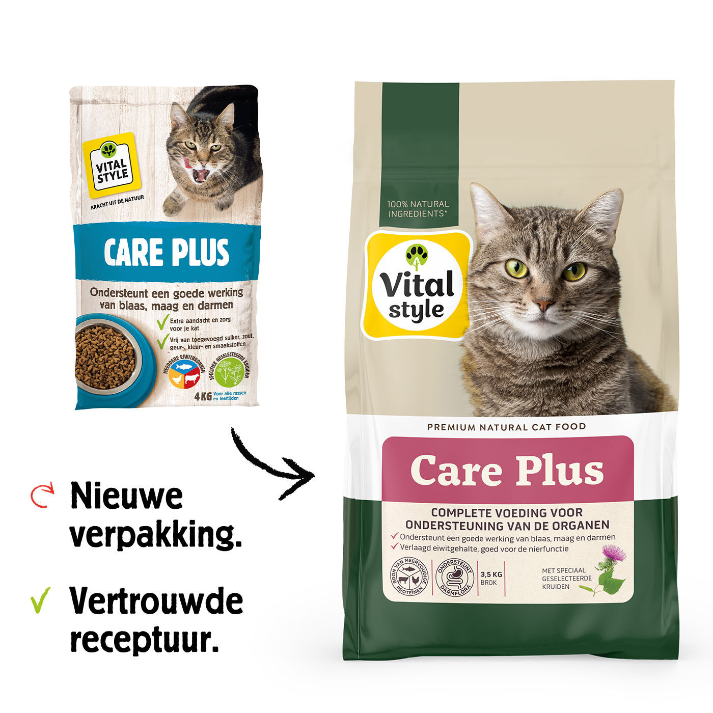 VITALstyle Care Plus - Kattenvoer - 10.00 - Kip, rund