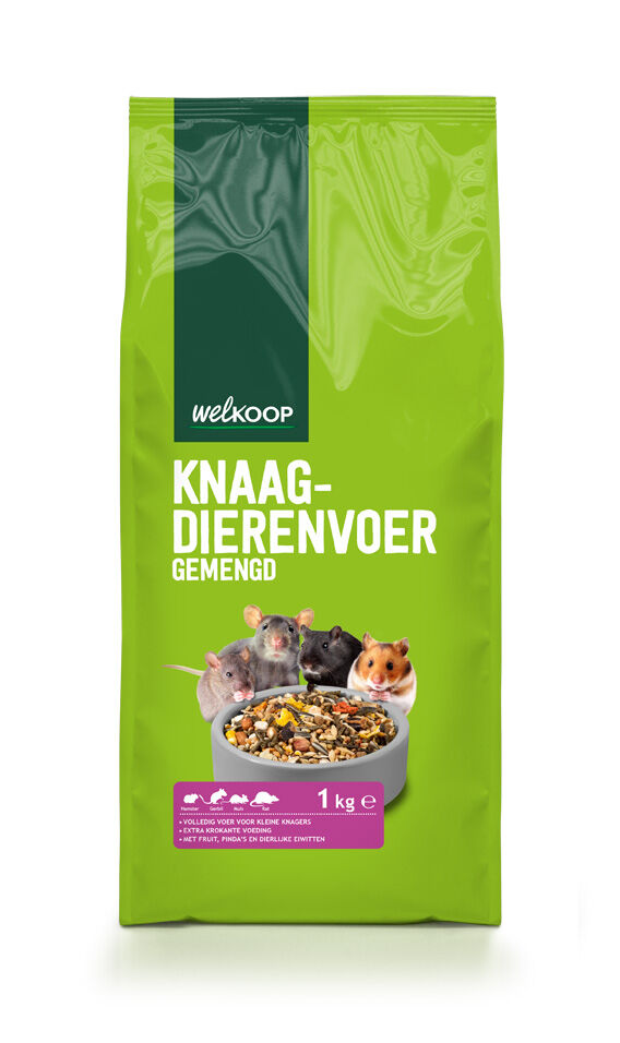 Welkoop Gemengd Knaagdiervoer - 1 Welkoop Gemengd Knaagdiervoer - 1