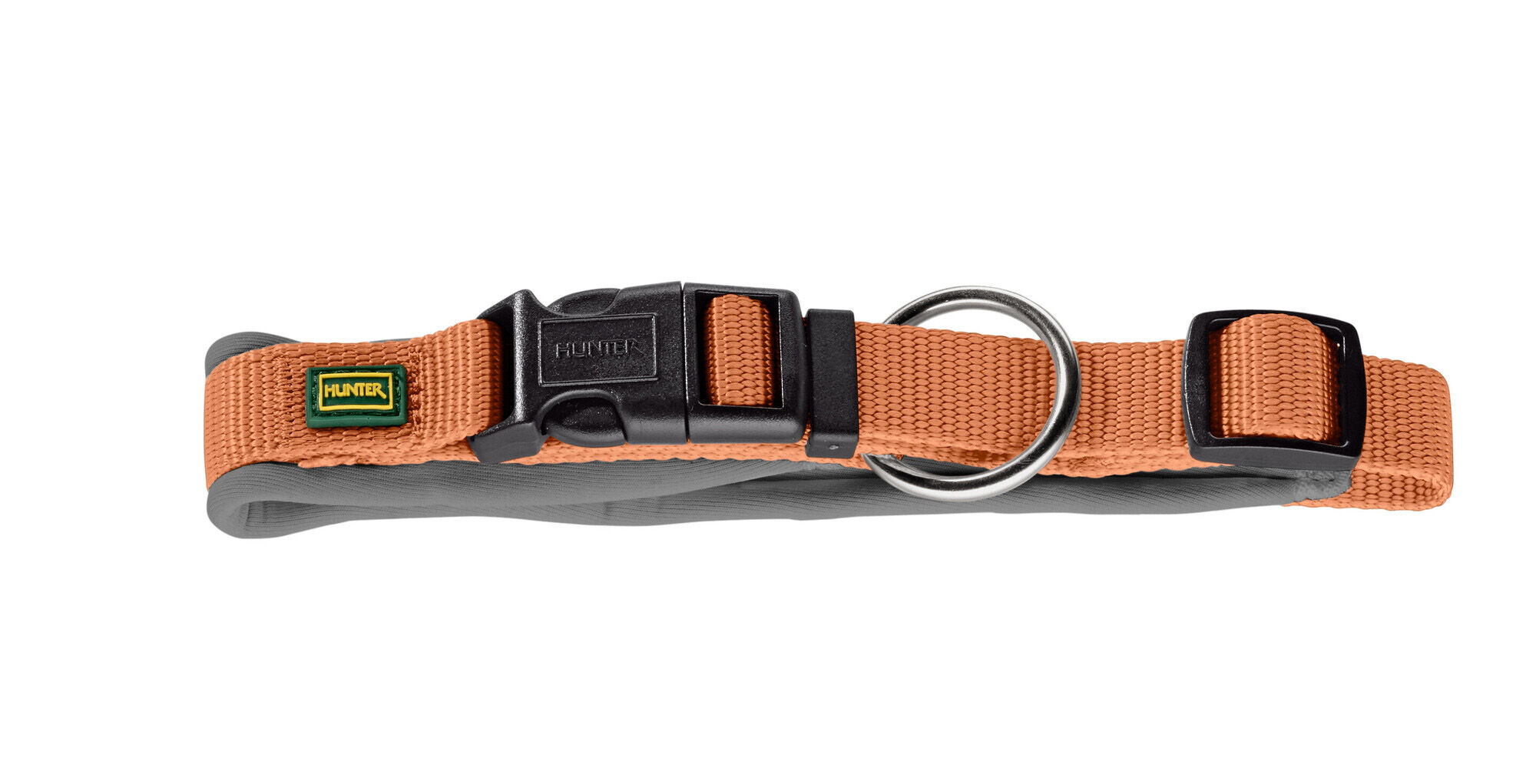 Hunter Vario Plus - Halsband Hond - 25.00 cm - Koper - 4.50 cm - L-XL - 60.00 cm - 2.00 cm