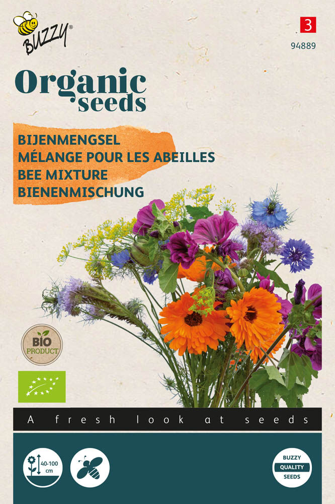 Organic Bijenmengsel - Bloemzaden Organic Bijenmengsel - Bloemzaden