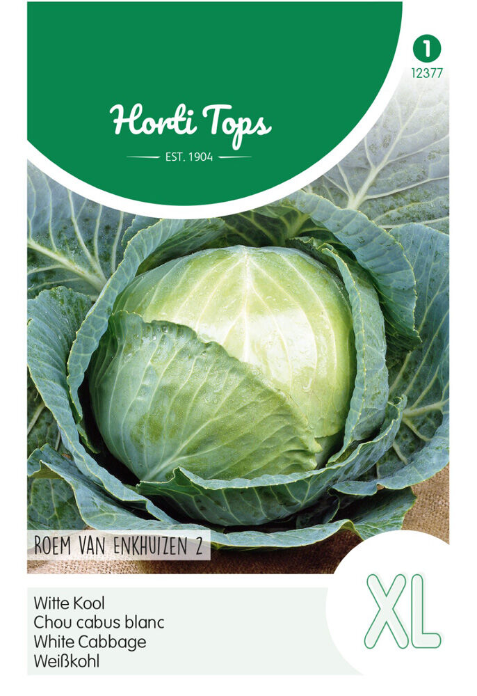 Hortitops Wittekool Brassica Oleracea - Groentezaden Hortitops Wittekool Brassica Oleracea - Groentezaden