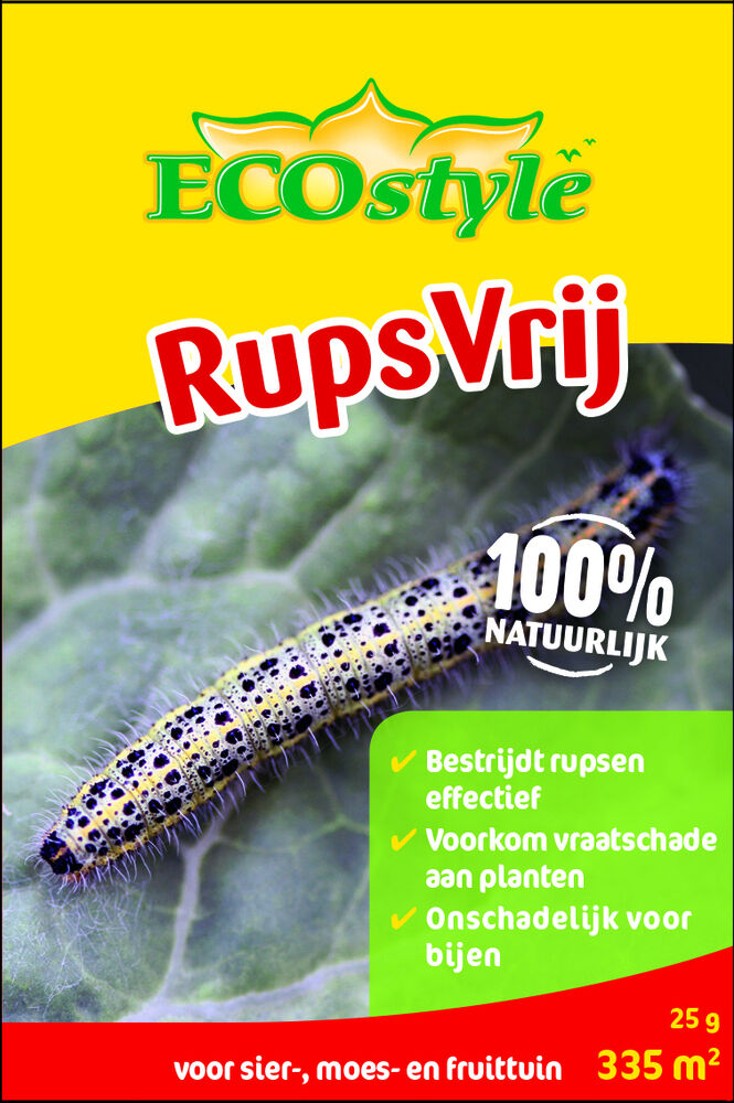 ECOstyle RupsVrij - Gewasbescherming - 25 - Vloeibaar concentraat ECOstyle RupsVrij - Gewasbescherming - 25 - Vloeibaar concentraat