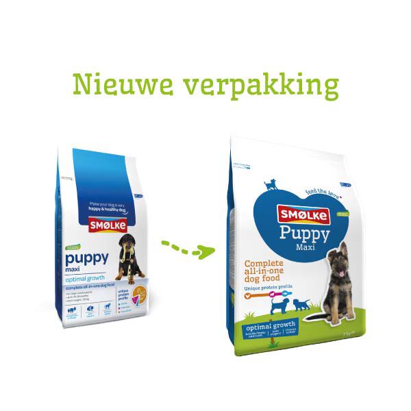 Smölke Puppy Maxi - Hondenvoer - 12.00 - kip, lam, vis