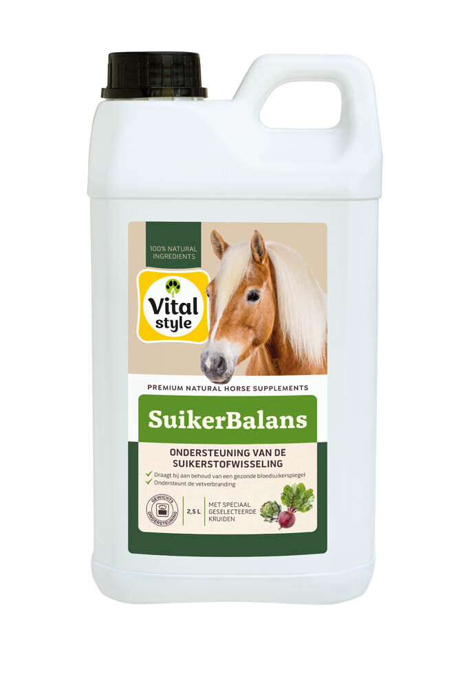 VITALstyle Suikerbalans - Paardensupplement - 2.5 - Can VITALstyle Suikerbalans - Paardensupplement - 2.5 - Can