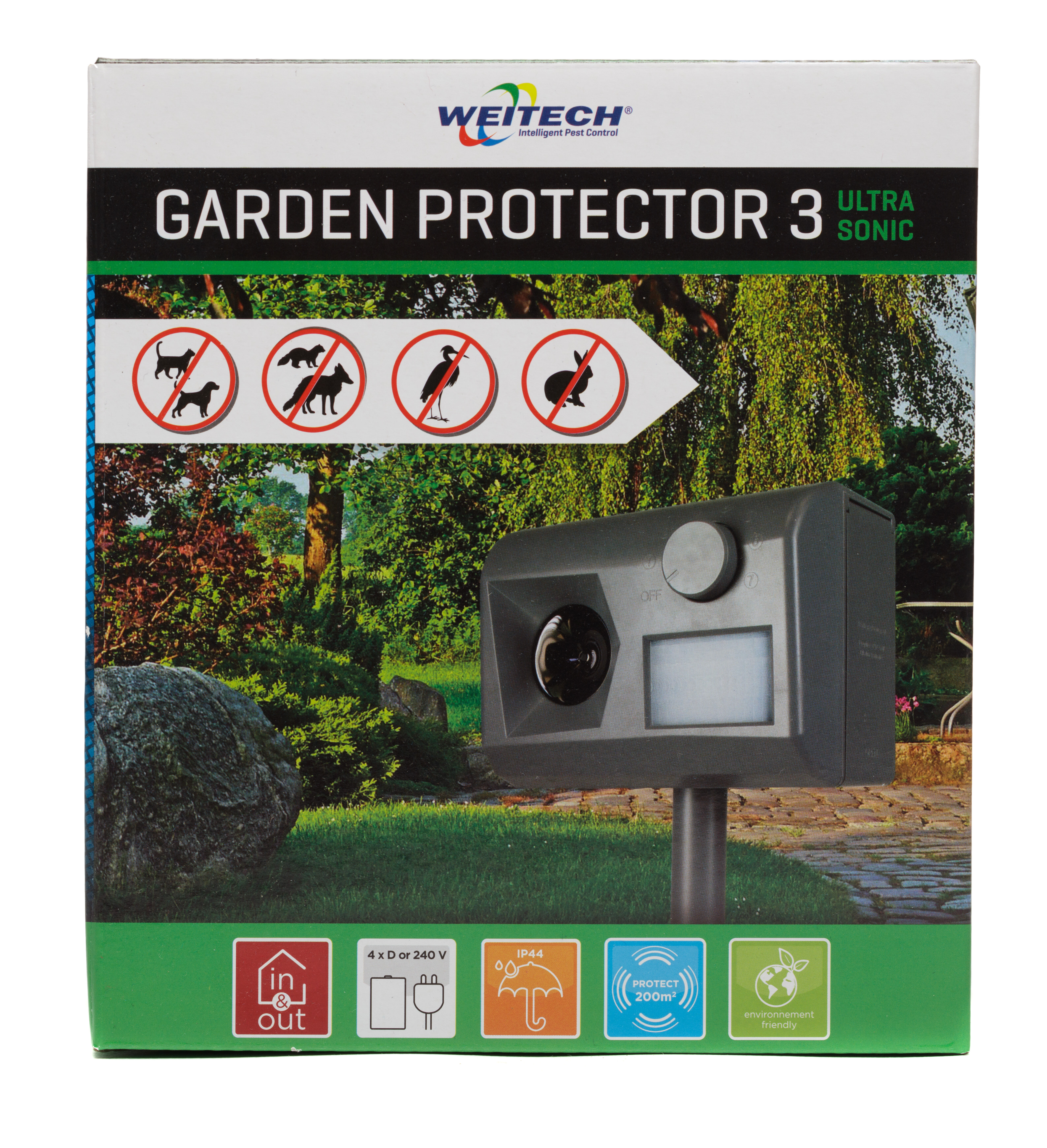Weitech Garden Protector 3 WK 055 - Tegen marters Weitech Garden Protector 3 WK 055 - Tegen marters