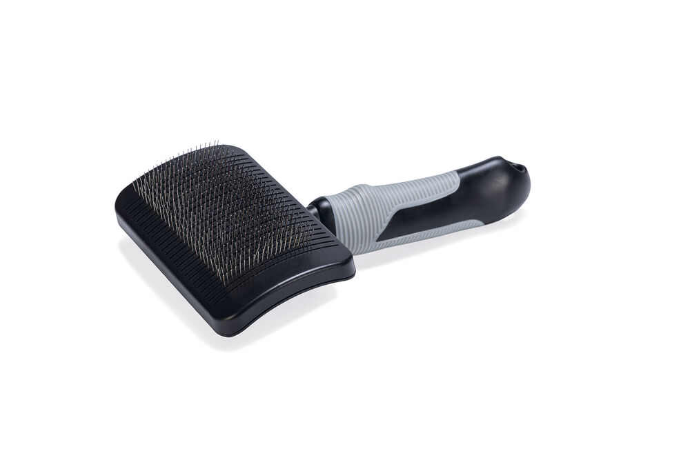 Beeztees - Zelfreinigende slicker hondenborstel - 1.00 cm - null - 19.00 cm - 1.00 cm