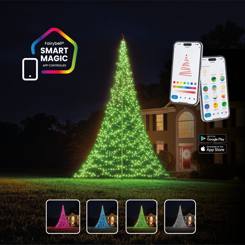 Fairybell Smart Magic - Vlaggenmast kerstboom - 1152