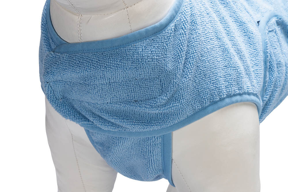 Beeztees Aras - Hondenbadjas - blauw - S/m