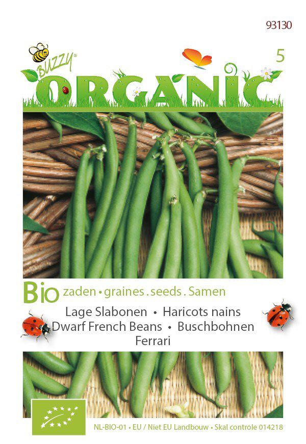 Organic Stamslabonen Ferrari - Groentezaden Organic Stamslabonen Ferrari - Groentezaden