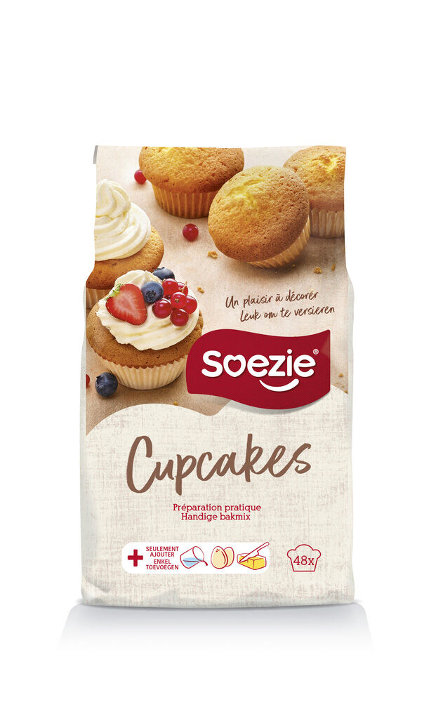Soezie Mix voor cupcakes - Gebak & Dessert Soezie Mix voor cupcakes - Gebak & Dessert