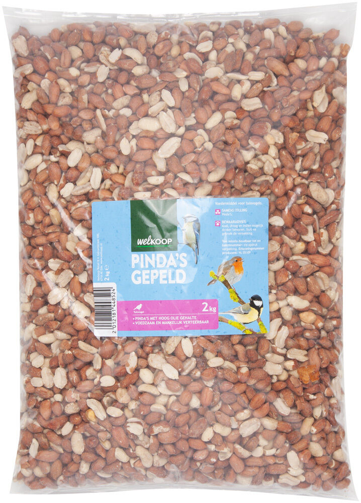 Welkoop Pinda's gepeld - Tuinvogelvoer - 30.00 cm - 2.00 - 19.00 cm - Gepelde pinda - 11.00 cm