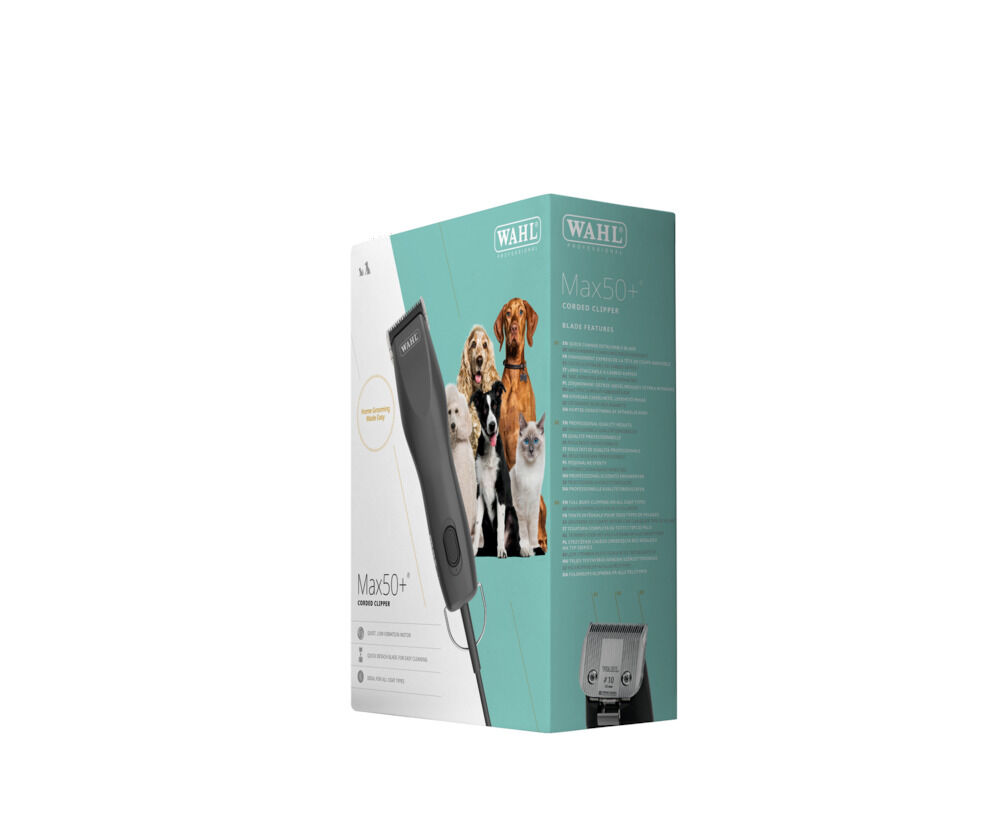 WAHL Max 50+ - Hondentondeuse Met Snoer WAHL Max 50+ - Hondentondeuse Met Snoer