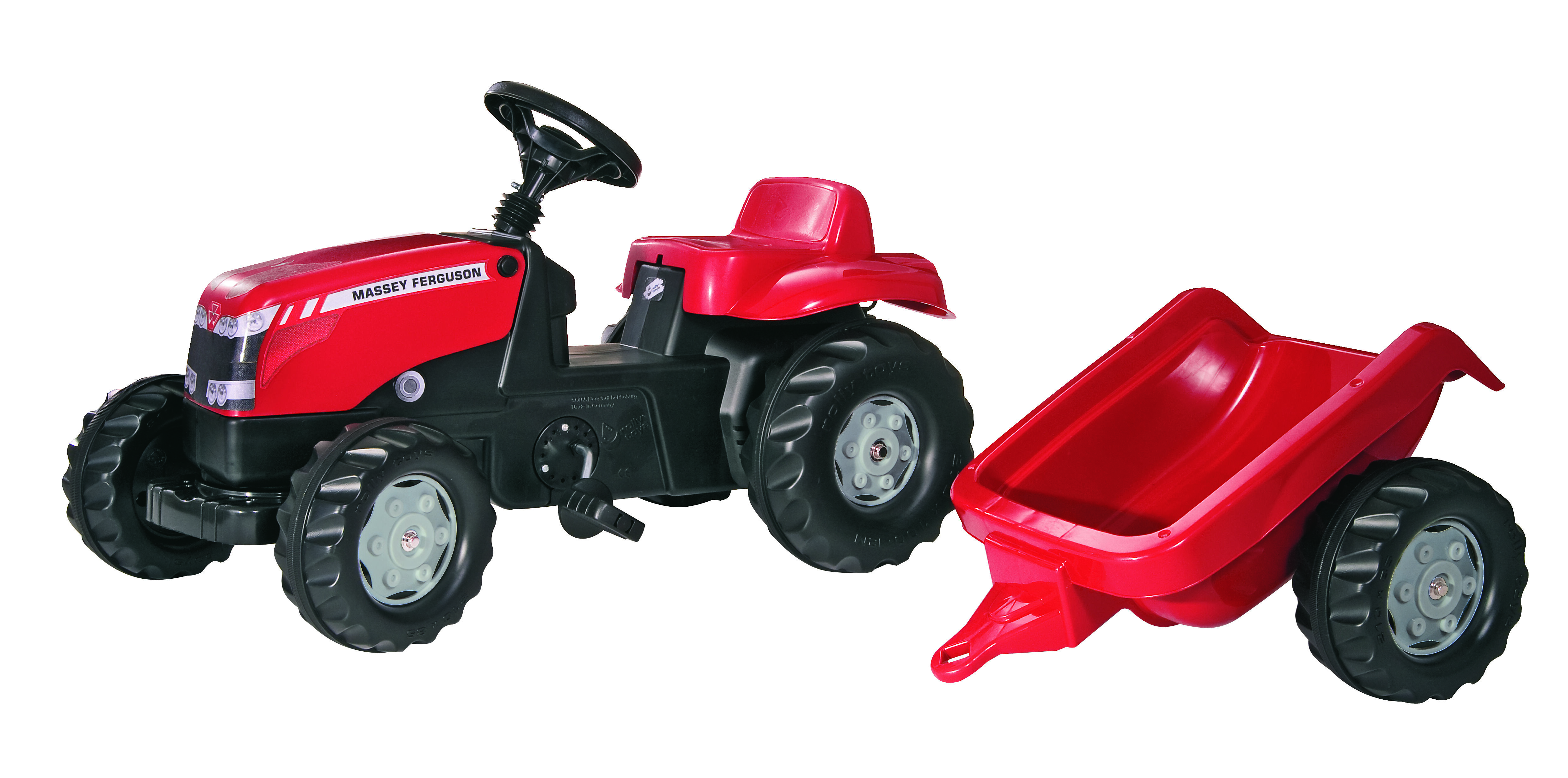 Rolly toys Kid Massey Ferguson + aanhanger - Tractoren Rolly toys Kid Massey Ferguson + aanhanger - Tractoren