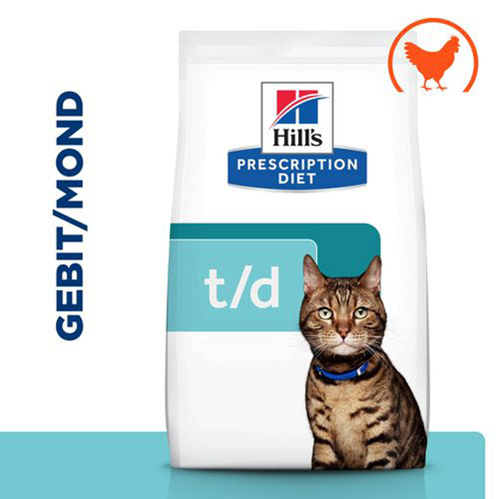 Hill's Prescription Diet Dental Care t/d - Kattenvoer - Kip - 3 kg