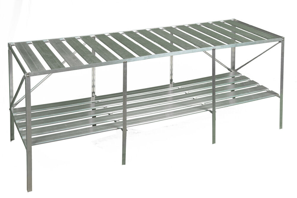 ROYAL WELL Maxi Grower - Kweektafel - 75.00 cm - Zilver - 185.00 cm - 60.00 cm