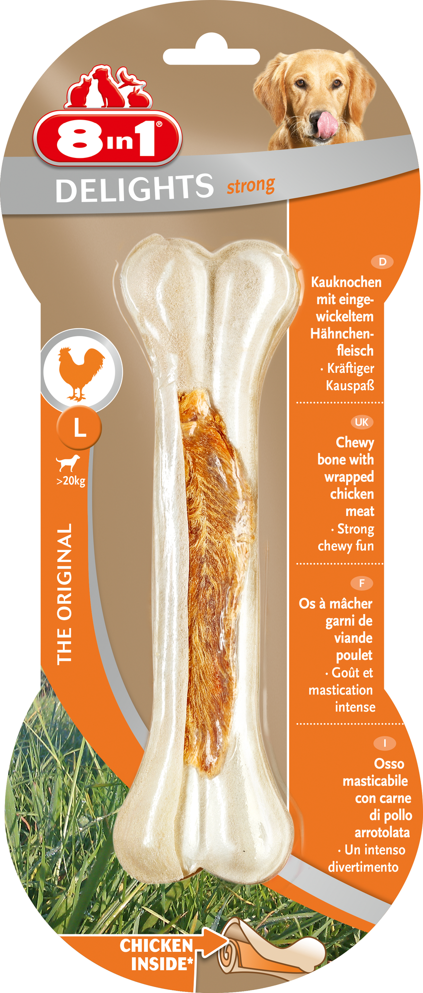 8in1 Delights Stronge bone - Hondensnack 8in1 Delights Stronge bone - Hondensnack