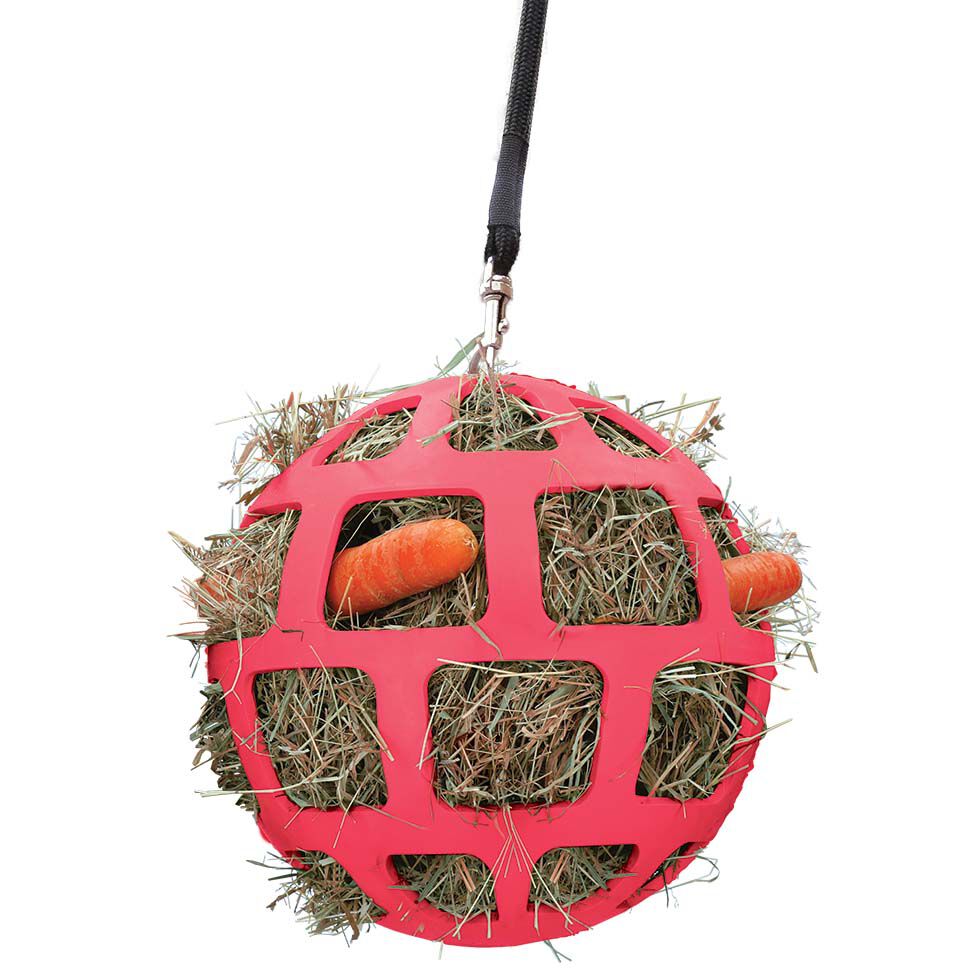 Excellent Hay Slowfeeder - Voerbal - Roze - Natuurrubber