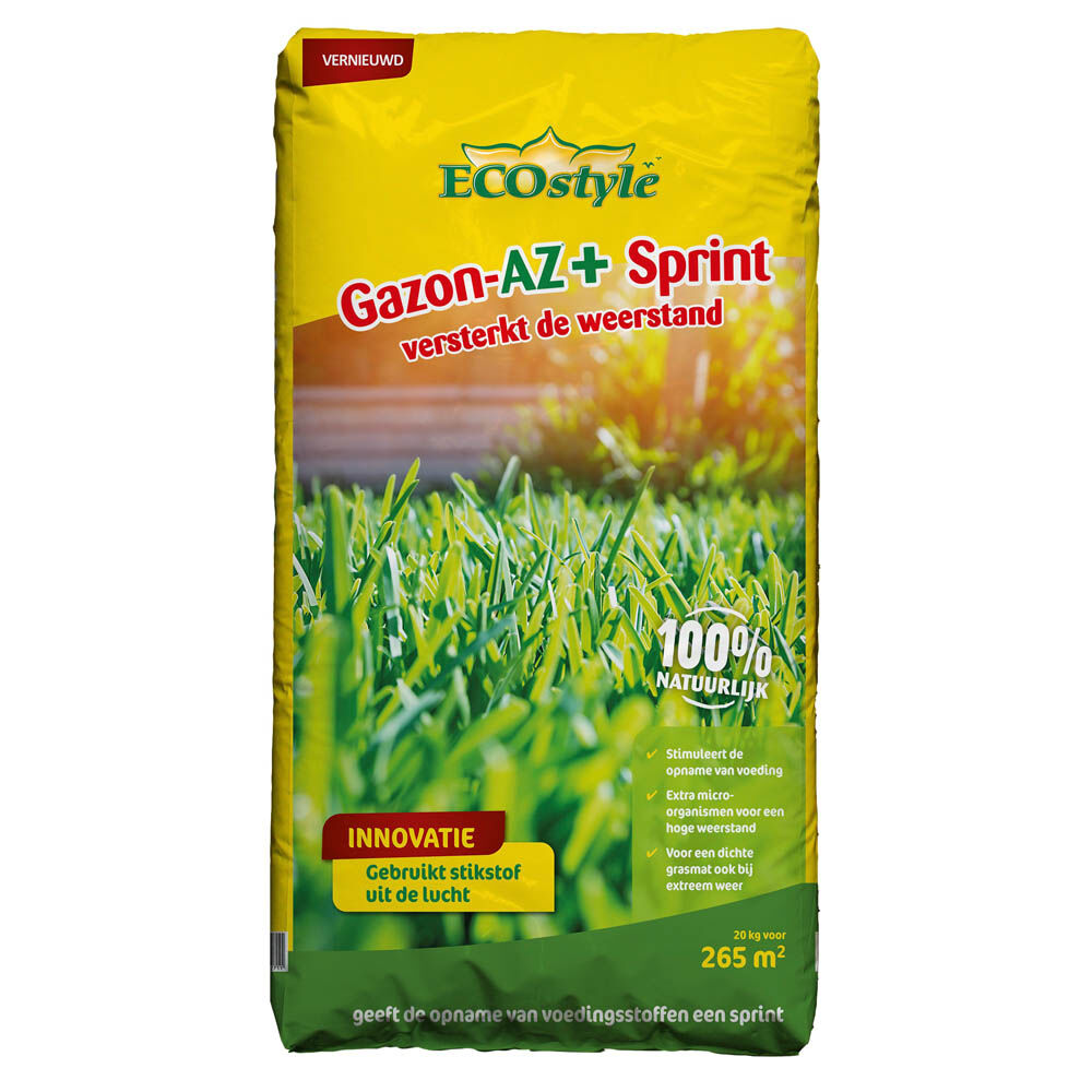 ECOstyle Gazon-AZ Sprint - Gazonmeststof - 265 m² - 20 kg