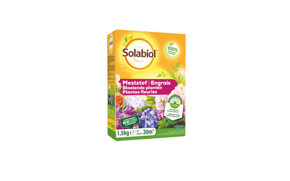 Solabiol Meststof Bloeiende planten - Siertuinmeststof Solabiol Meststof Bloeiende planten - Siertuinmeststof