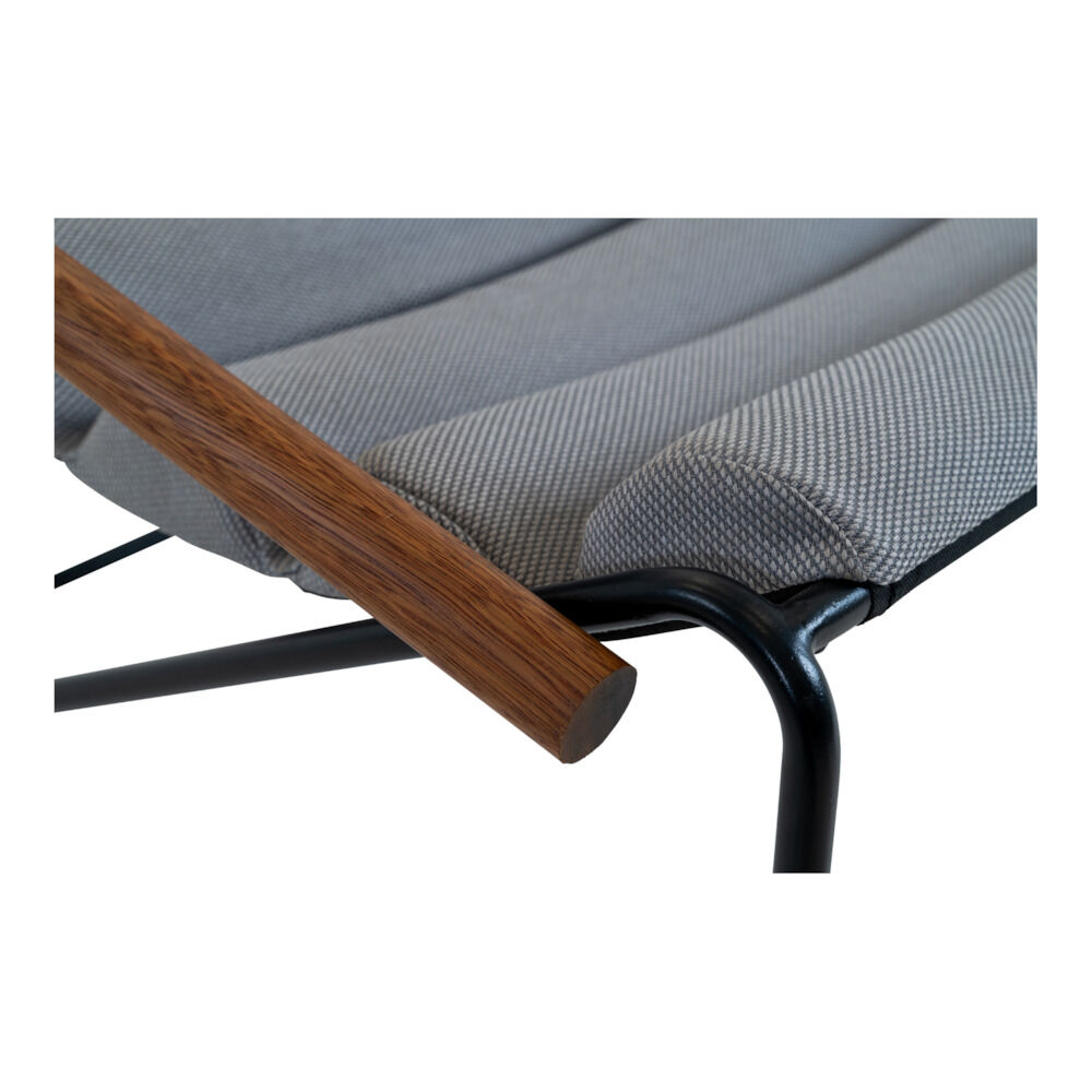 Lesli Living Miami - Relaxstoel - Grijs - 1x72x87 cm