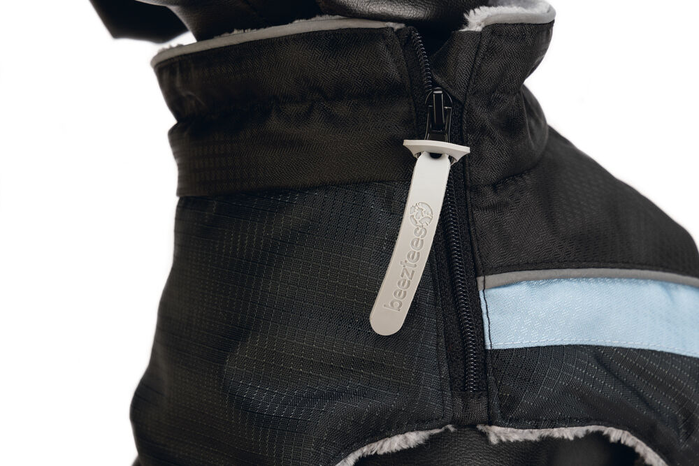 Beeztees Saby - Hondenjas - blauw/zwart - 24 cm - XS