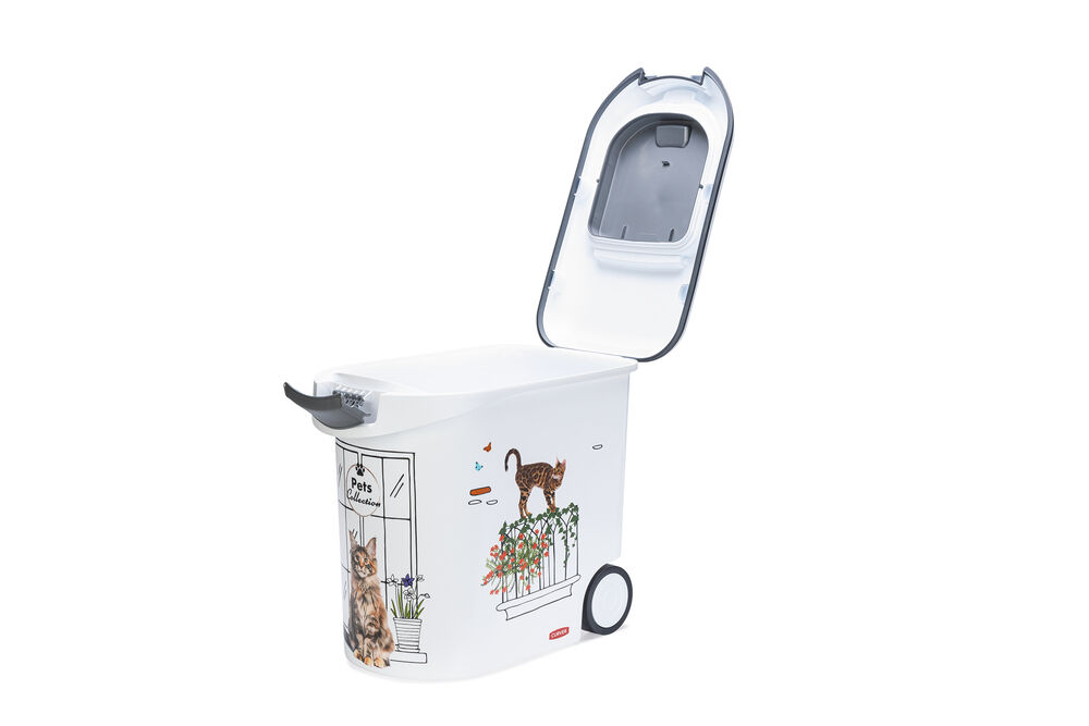 Curver Kat - Voercontainer - 35 l - Wit - 1x28x1 cm