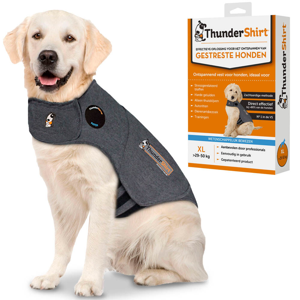 ThunderShirt 29-50kg - Anti stress vest - 1.00 cm - grijs - 1.00 cm - XL - 1.00 cm